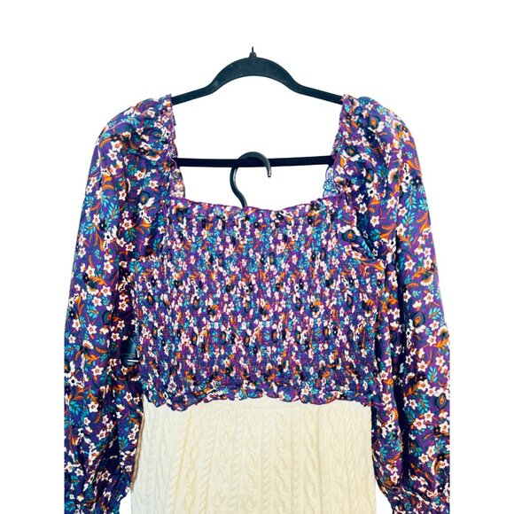 NWT Small Band Of The Free Floral Smocked Blouse - Picture 5 of 13